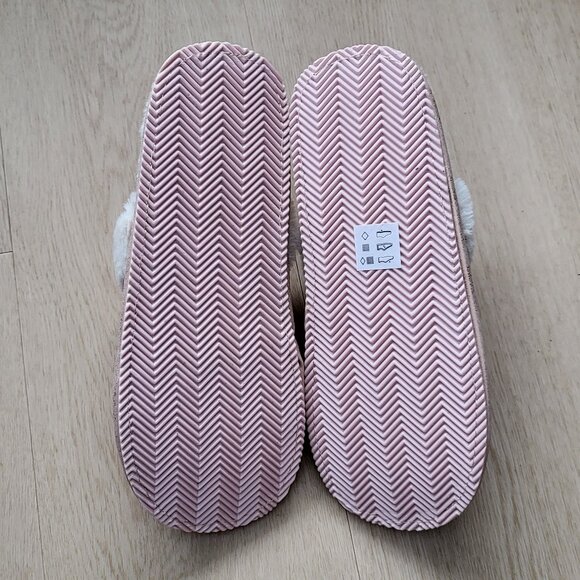 NEW Polo Ralph Lauren Women's Pink Metallic Summit Scuff II Size 9 Slippers - Picture 6 of 7